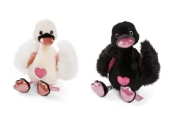 Nici 48270 + 48271 SET Zwei Schwäne 50cm Plüsch Kuscheltier Love Classics GREEN