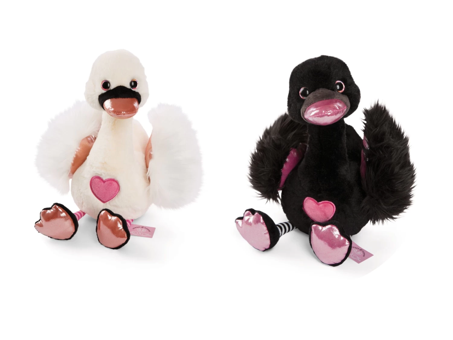 Nici 48268 + 48269 SET Zwei Schwäne 35cm Plüsch Kuscheltier Love Classics GREEN 1 Nici 48268 + 48269 SET Zwei Schwäne 35cm Plüsch Kuscheltier Love Classics GREEN