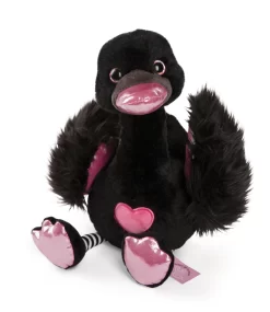 Nici 48269 Schwan Schwarz Ca 35cm Plüsch Kuscheltier Love Classics GREEN