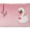 Nici 48274 Kissen Schwan Weiß Rechteckig 43x25cm Plüsch Love Classics GREEN