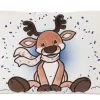Nici 48332 Kissen Rentier Jonte Ca. 43x25cm Plüsch Winter Friends GREEN
