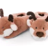 Nici 48339 Hausschuhe Rentier Jonte Figürlich 38-41 Plüsch Winter Friends GREEN