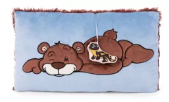 Nici 48788 Kissen Bär Malo Rechteckig 43x25cm Plüsch GREEN Classic Bear