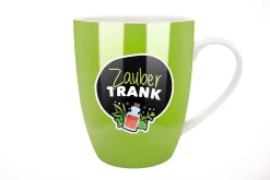 Gilde 50560 Porzellan Tasse "Zaubertrank" Ca. 360ml Grün