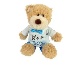 Plüsch Bär "It's A Boy" Sitzend 25cm / Gesamtgröße 34cm Kuscheltier Kwikki