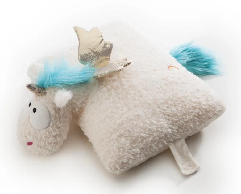 Nici 40741 Kuscheltier-Kissen 2-in-1 Einhorn Rainbow Flair 40x30cm Plüsch 1 Nici 40741 Kuscheltier-Kissen 2-in-1 Einhorn Rainbow Flair 40x30cm Plüsch