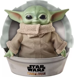 MATTEL Star Wars The Mandalorian - Baby Yoda Spielfigur Ca. 27cm GDW85
