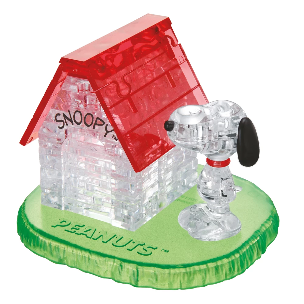 Crystal Puzzle 3D - Snoopy House 50 Teile Ca. 10cm 59133 1 Crystal Puzzle 3D - Snoopy House 50 Teile Ca. 10cm 59133