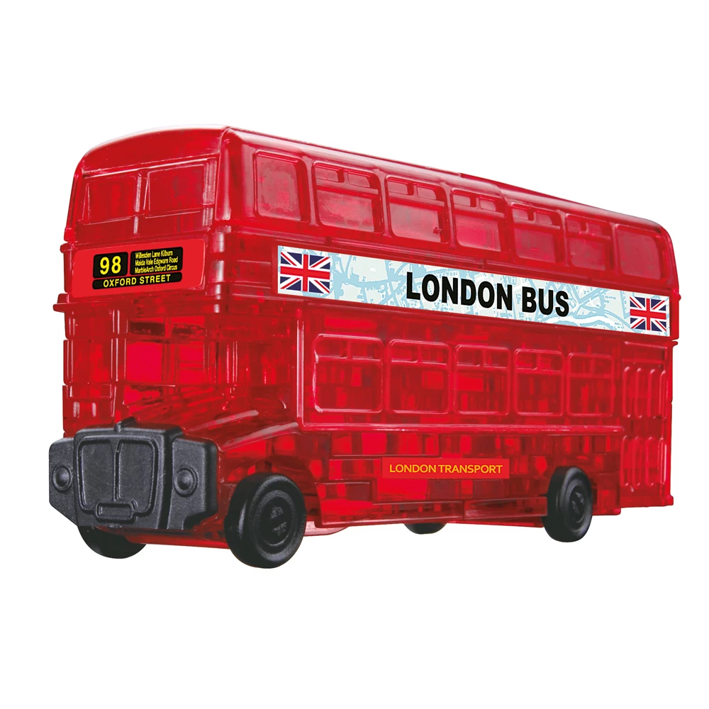 HCM Kinzel Crystal Puzzle 3D - London Bus 53 Teile Ca. 10cm 59156 1 HCM Kinzel Crystal Puzzle 3D - London Bus 53 Teile Ca. 10cm 59156