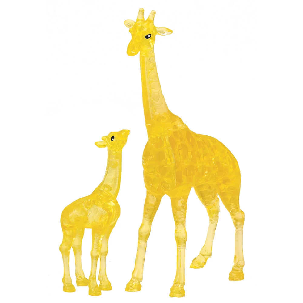 HCM Kinzel Crystal Puzzle 3D - Giraffenpaar Mit Baby 38 Teile Ca. 10cm 59177 1 HCM Kinzel Crystal Puzzle 3D - Giraffenpaar Mit Baby 38 Teile Ca. 10cm 59177