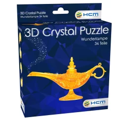 HCM Kinzel Crystal Puzzle 3D - Wunderlampe 34 Teile 59186 -Kuscheiz Geschäft 59186 V 1 kk