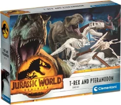 Clementoni Jurassic World Dominion - T-Rex Und Triceratops Ausgrabungs-Set