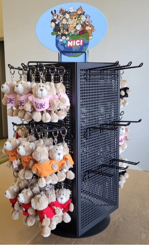 Nici 70025 Thekenständer Drehständer 4-seitig Inkl. Haken Und Top-Schild 1 Nici 70025 Thekenständer Drehständer 4-seitig Inkl. Haken Und Top-Schild