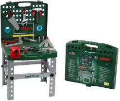 Theo Klein Bosch Mini Tragbare Werkbank Mit Kindgerechten Funktionen über 40 Teile 8681