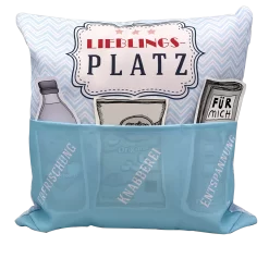 Hergo Sofahelden Outdoor-Kissen Mit Taschen 43x43cm - Lieblingsplatz 8757