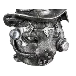 Gilde 89350 Steampunk Figur Tom-Cat Katze Mit Hut Ca. 22cm Dekoration -Kuscheiz Geschäft 89350 4