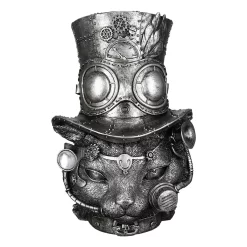 Gilde 89350 Steampunk Figur Tom-Cat Katze Mit Hut Ca. 22cm Dekoration -Kuscheiz Geschäft 89350 6 9