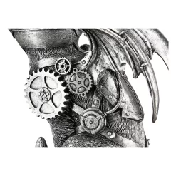 Gilde 89352 Steampunk Figur Flug Katze Mit Flügeln Ca. 24cm Dekoration -Kuscheiz Geschäft 89352 4 1
