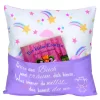 Hergo Sofahelden Kissen Mit Taschen 43x43cm - Lesekissen Kids - Prinzessin 9032