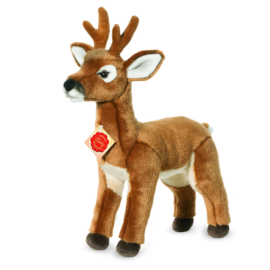 Teddy Hermann 90838 Rehbock Stehend Ca. 30cm Plüsch Kuscheltier 2 Teddy Hermann 90838 Rehbock Stehend Ca. 30cm Plüsch Kuscheltier – Bild 2
