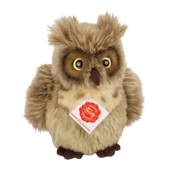 Teddy Hermann 94163 Eule Graubraun Plüsch Kuscheltier Ca 17 Cm