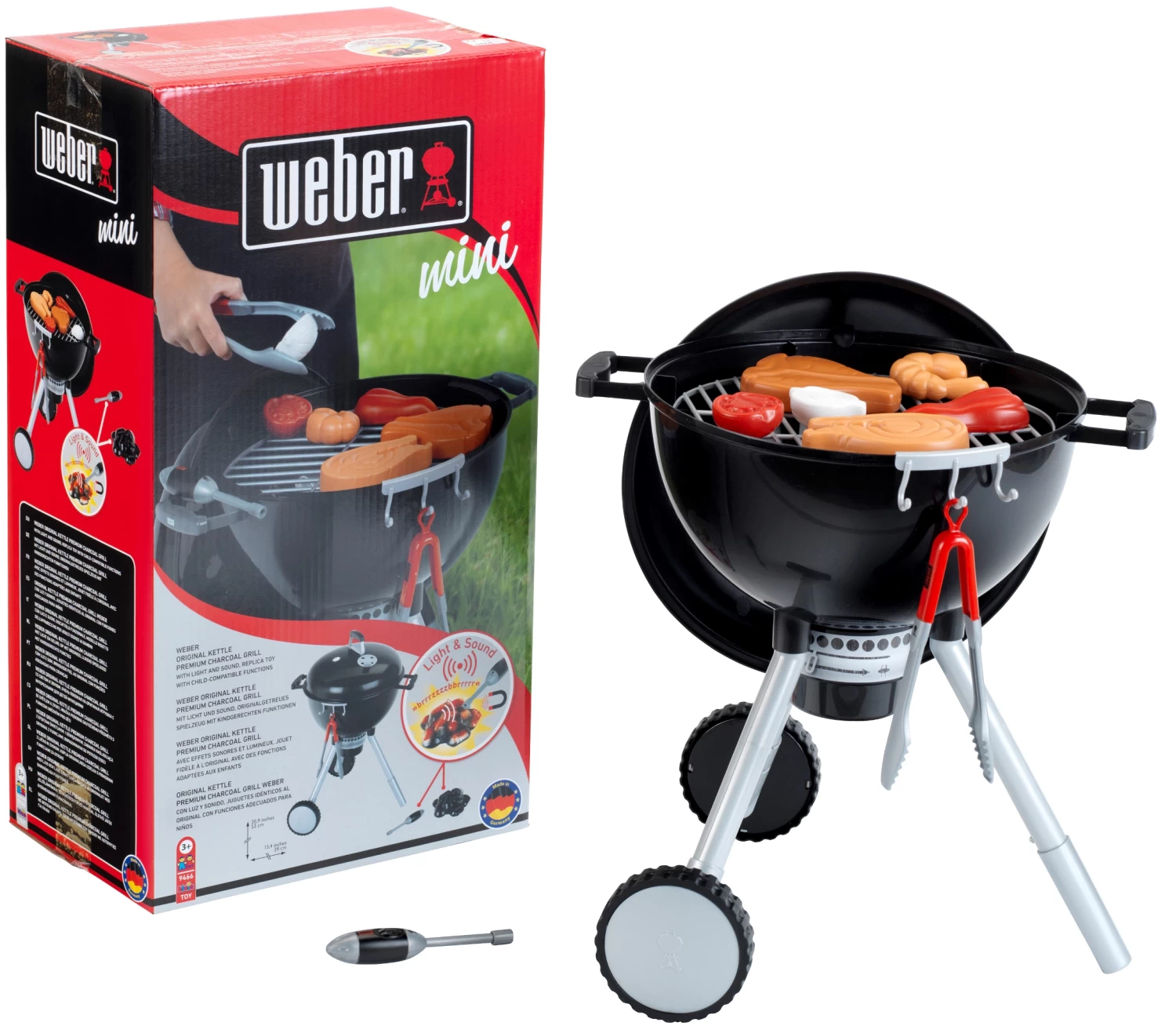 Theo Klein Weber Mini Holzkohle Kugelgrill Mit Kindgerechten Funktionen Inkl. Zubehör 9466 1 Theo Klein Weber Mini Holzkohle Kugelgrill Mit Kindgerechten Funktionen Inkl. Zubehör 9466