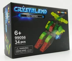Johntoy N-Brix Crystaland Mini Series Bausteine - 99056 Flugzeug (34 Teile)
