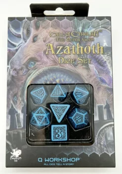 Call Of Cthulhu The Outer Gods Azathoth Rollenspielwürfel Blau&Schwarz (7 Stück)