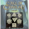 Call Of Cthulhu Würfelset Rollenspielwürfel Beige & Schwarz (7 Stück)