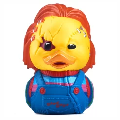 Badeente Numskull TUBBZ Cosplaying Duck - Chucky - Scarred Chucky -Kuscheiz Geschäft Chucky Tubbz WB Horror 3
