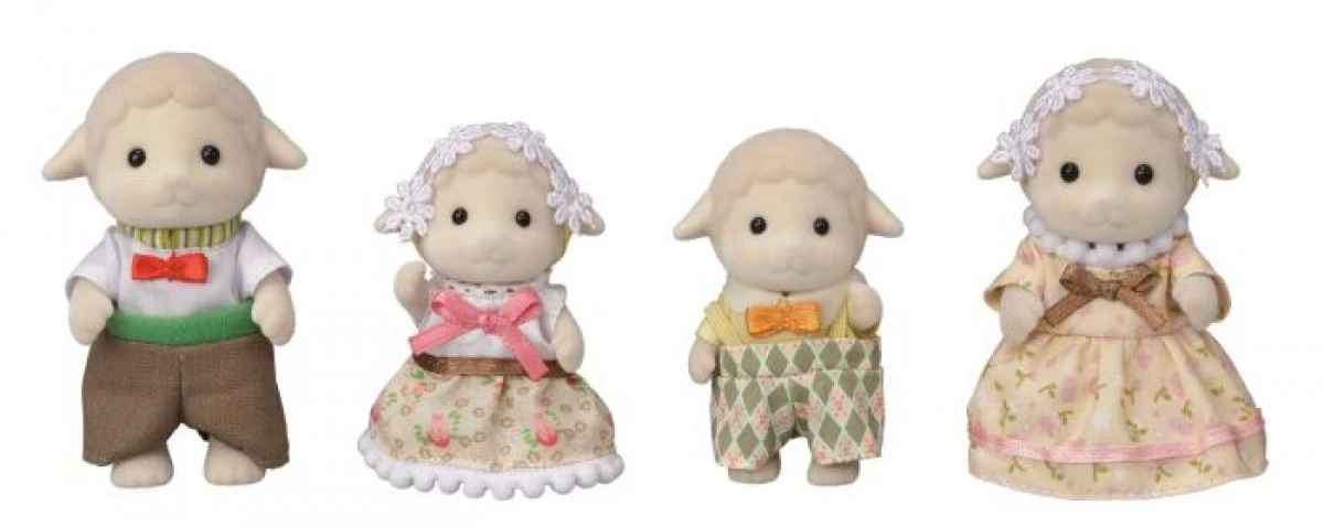 EPOCH Sylvanian Families 5619 Schaf Familie (Figuren 6-8cm) Spielset 4 Figuren 2 EPOCH Sylvanian Families 5619 Schaf Familie (Figuren 6-8cm) Spielset 4 Figuren – Bild 2