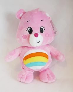 Glücksbärchis Unlock The Magic Ca 28cm Plüsch Hurrabärchi Rosa