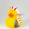 Gummiente Badeente Mit Quietsche - Pirat Mit Rot-weißem Tuch