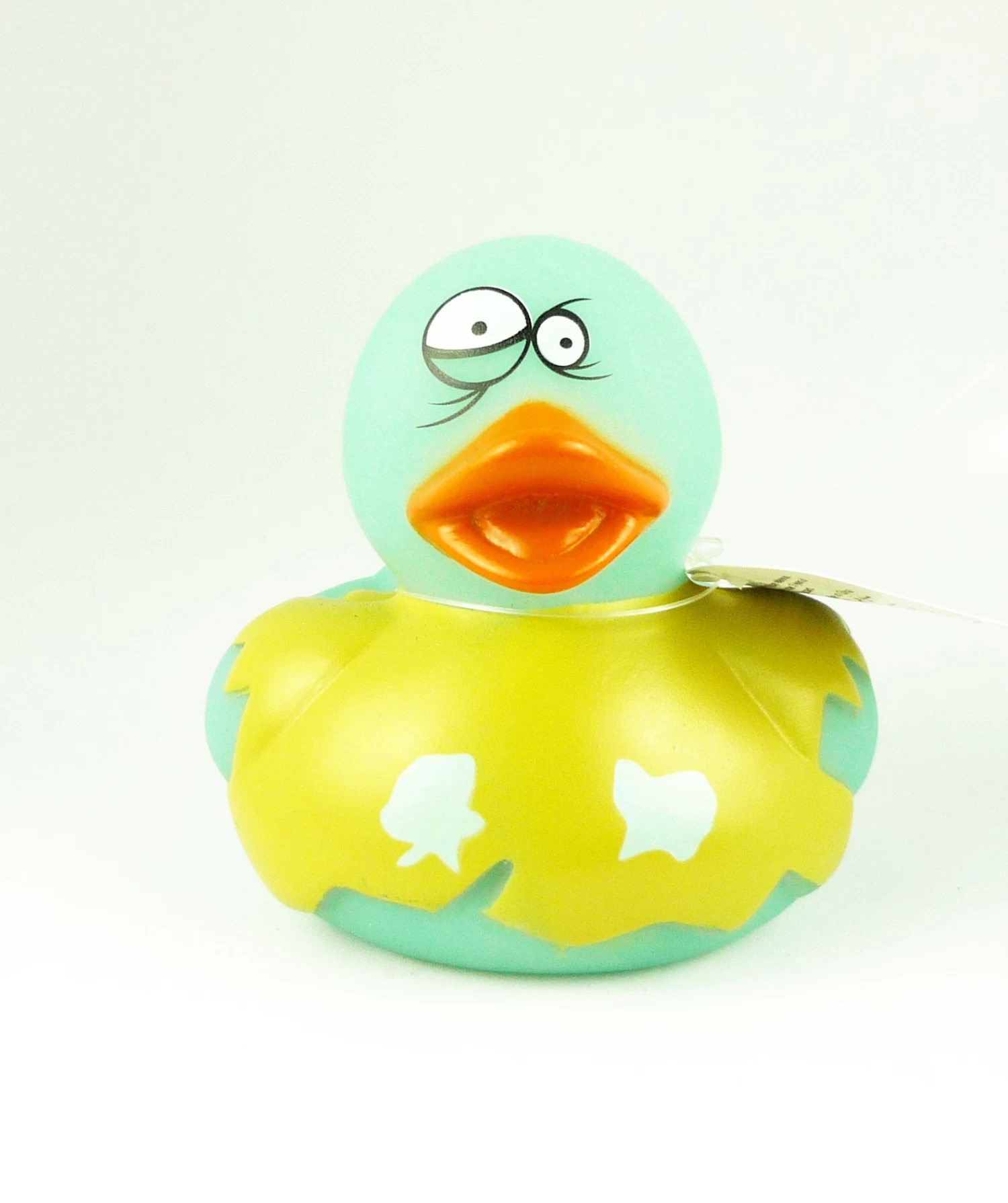 Gummiente Badeente Mit Quietsche - Zombie Türkis 1 Gummiente Badeente Mit Quietsche - Zombie Türkis
