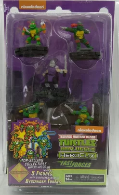 Wizkids Teenage Mutant Ninja Turtles HeroClix - Fast Forces - Mit 5 Figuren