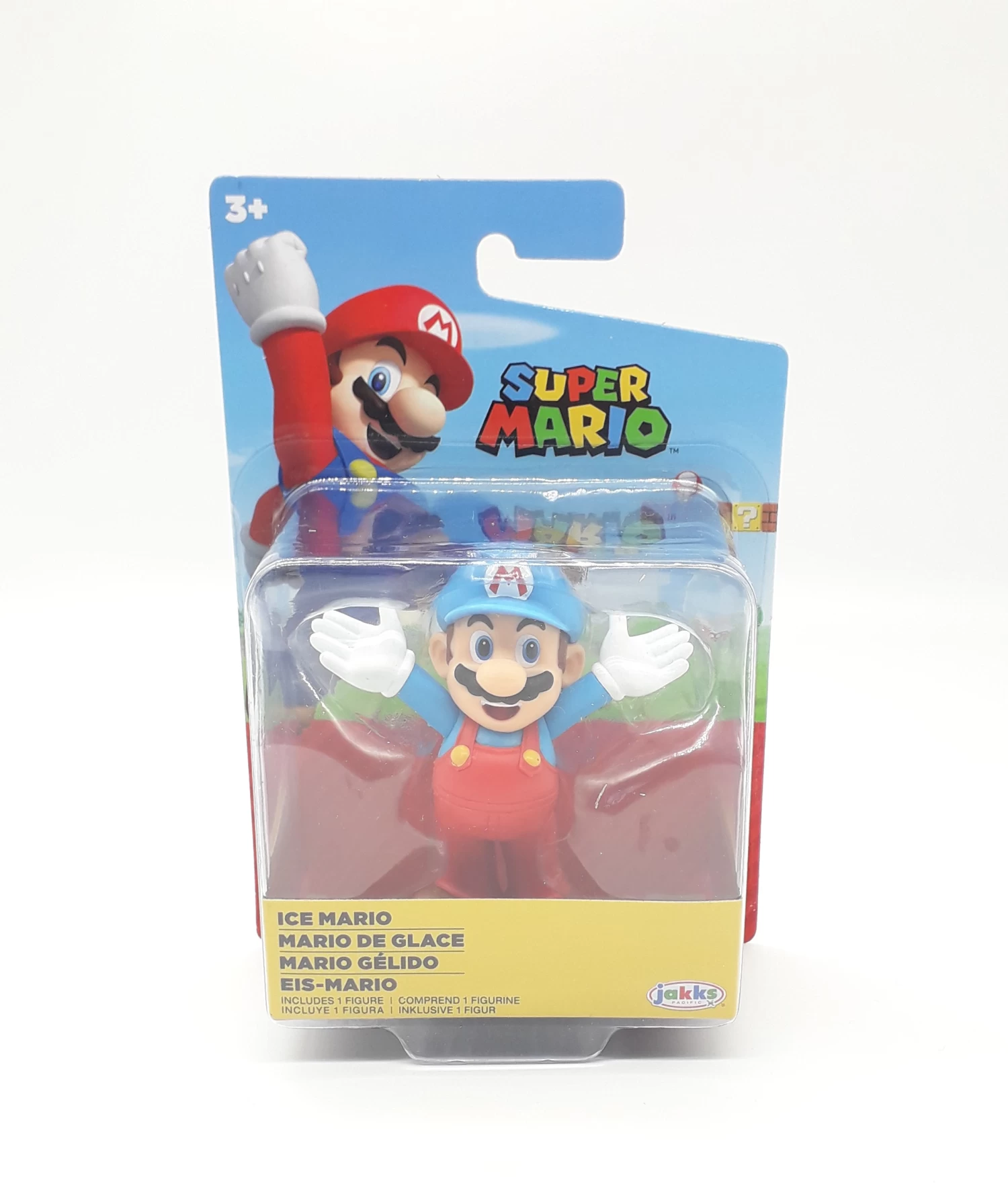 JAKKS PACIFIC Jakks 40550 Nintendo Super Mario Figur Im Display Ca 5cm - Ice Mario / Eis Mario 1 JAKKS PACIFIC Jakks 40550 Nintendo Super Mario Figur Im Display Ca 5cm - Ice Mario / Eis Mario
