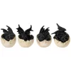 4er Drachen-Set Dracheneier - Mini-Drachen Deko Mittelalter MC30626