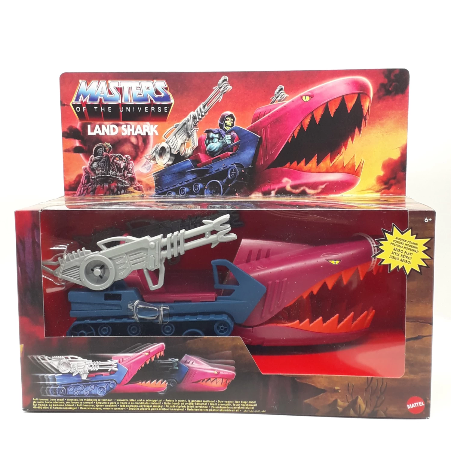 Mattel GXP43 Masters Of The Universe Origins Actionfigur He-Man Land Shark 30cm 1 Mattel GXP43 Masters Of The Universe Origins Actionfigur He-Man Land Shark 30cm