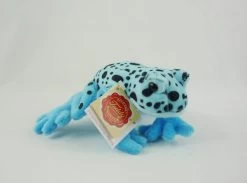 Teddy Hermann 92030 Frosch Blau Plüsch Kuscheltier Ca 13cm -Kuscheiz Geschäft P1280235
