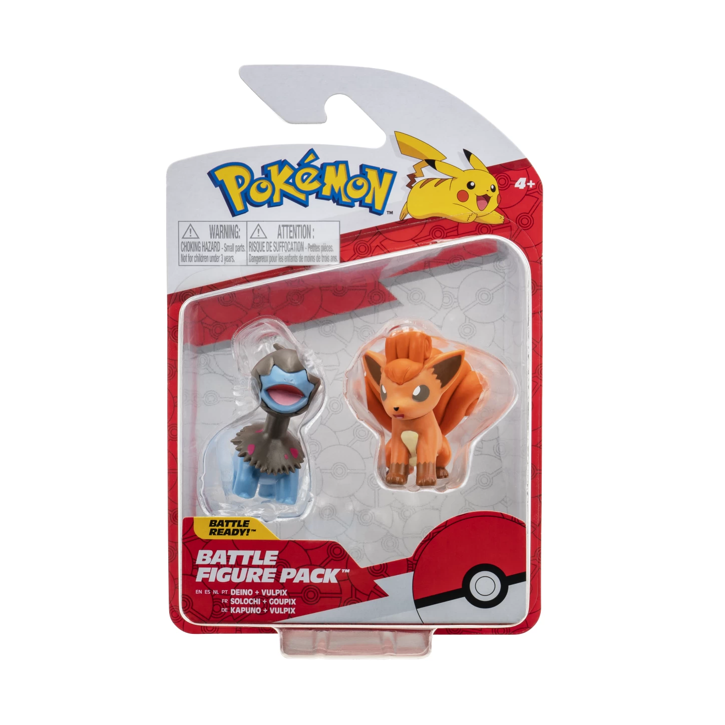 Jazwares PKW2636 Pokemon Battle Figuren Pack - Kapuno + Vulpix 1 Jazwares PKW2636 Pokemon Battle Figuren Pack - Kapuno + Vulpix