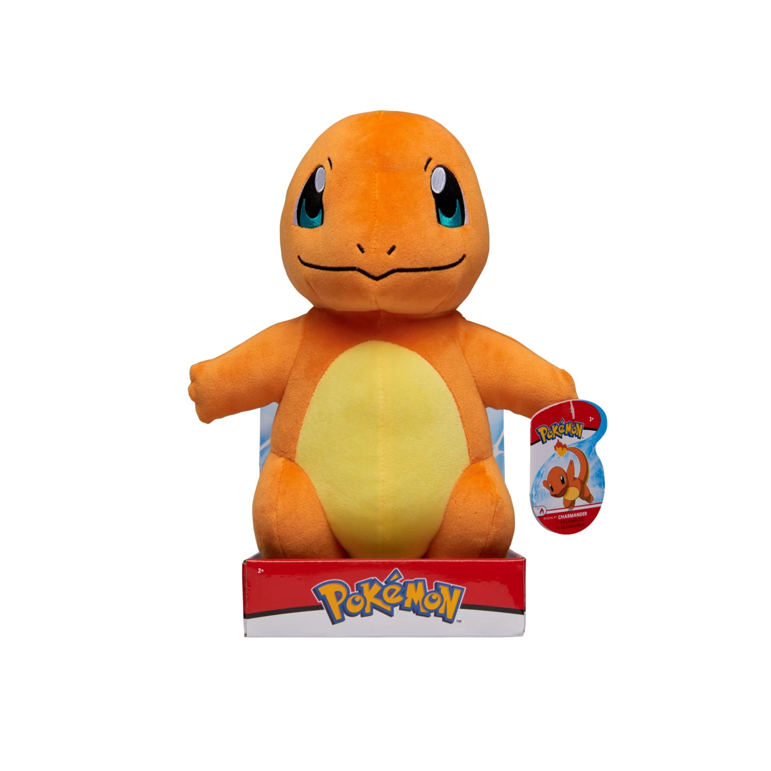 Jazwares PKW0060 Pokemon Plüsch Kuscheltier Im Display Ca 25cm - Glumanda 1 Jazwares PKW0060 Pokemon Plüsch Kuscheltier Im Display Ca 25cm - Glumanda
