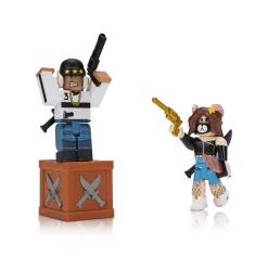 JAZWARES Roblox Mix & Match 2 Figuren Mit Zubehör - Murder Mystery 2 ROB0209 -Kuscheiz Geschäft ROB0209 ROB Game Packs Murder Mystery 2 W6 OP 1 k