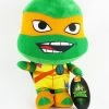 Play By Play Rise Of The Teenage Mutant Ninja Turtles TMNT Plüsch Ca 28cm Michelangelo Orange
