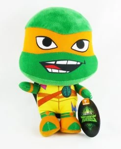 Play By Play Rise Of The Teenage Mutant Ninja Turtles TMNT Plüsch Ca 28cm Michelangelo Orange