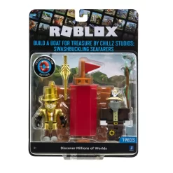 JAZWARES Roblox Mix & Match 2 Figuren Mit Zubehör - Swashbuckling Seafarers ROB0686