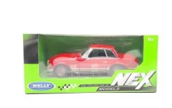 Welly NEX Mercedes Benz 230SL Rot Mit Freilauf Diecast Metal 1:24 Sammelmodell -Kuscheiz Geschäft Welly NEX Mercedes Benz 230SL rot mit Freilauf Diecast Metal 124 Sammelmodell 2