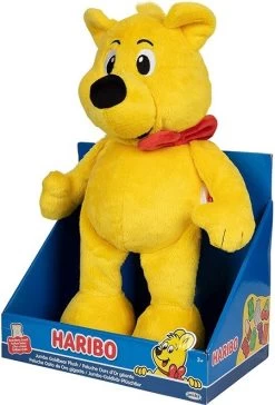 JAKKS PACIFIC Haribo Goldbär Plüsch Ca. 35cm Inkl. Erdbeer-Duft Im Pappdisplay -Kuscheiz Geschäft haribo goldbar jumbo pluschtier 35cm mit duft im box 3