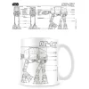 Pyramid 23476 Star Wars Tasse AT-AT Skizze S/w Keramiktasse Kaffeetasse 315ml