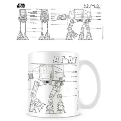 Pyramid 23476 Star Wars Tasse AT-AT Skizze S/w Keramiktasse Kaffeetasse 315ml