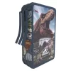 Jurassic World 3-Fach Federtasche Dinosaurier Triple Pencil Case 20x7x16cm